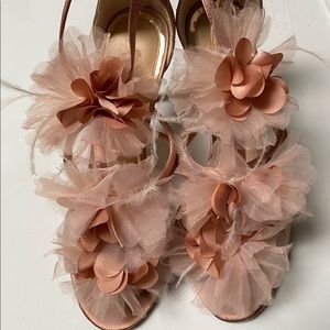 Jewel Floral Badgley Mischka heel 8.5